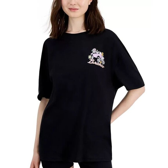 Grayson Threads, the Label Juniors' Cotton Ford Bronco Boyfriend Tee - Black, L - Picture 1 of 3